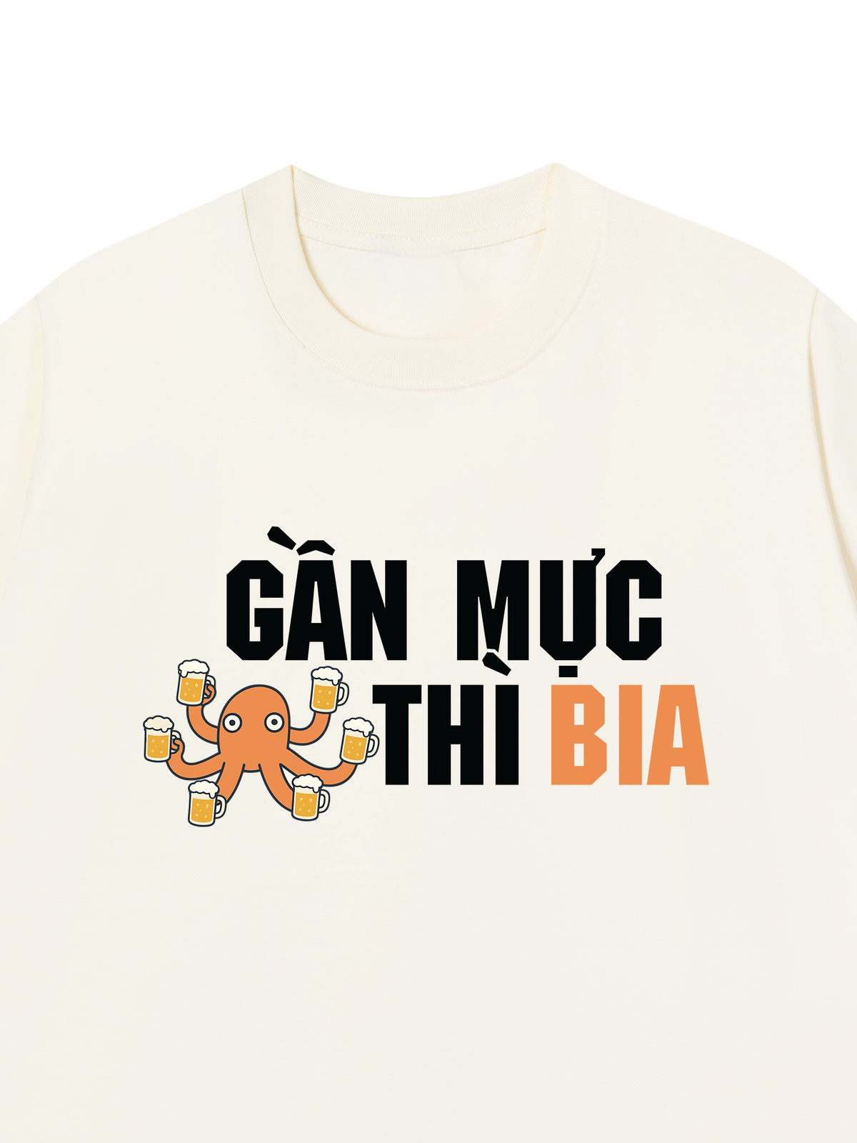 Áo Thun Relaxed Fit Gần Mực Thì Bia