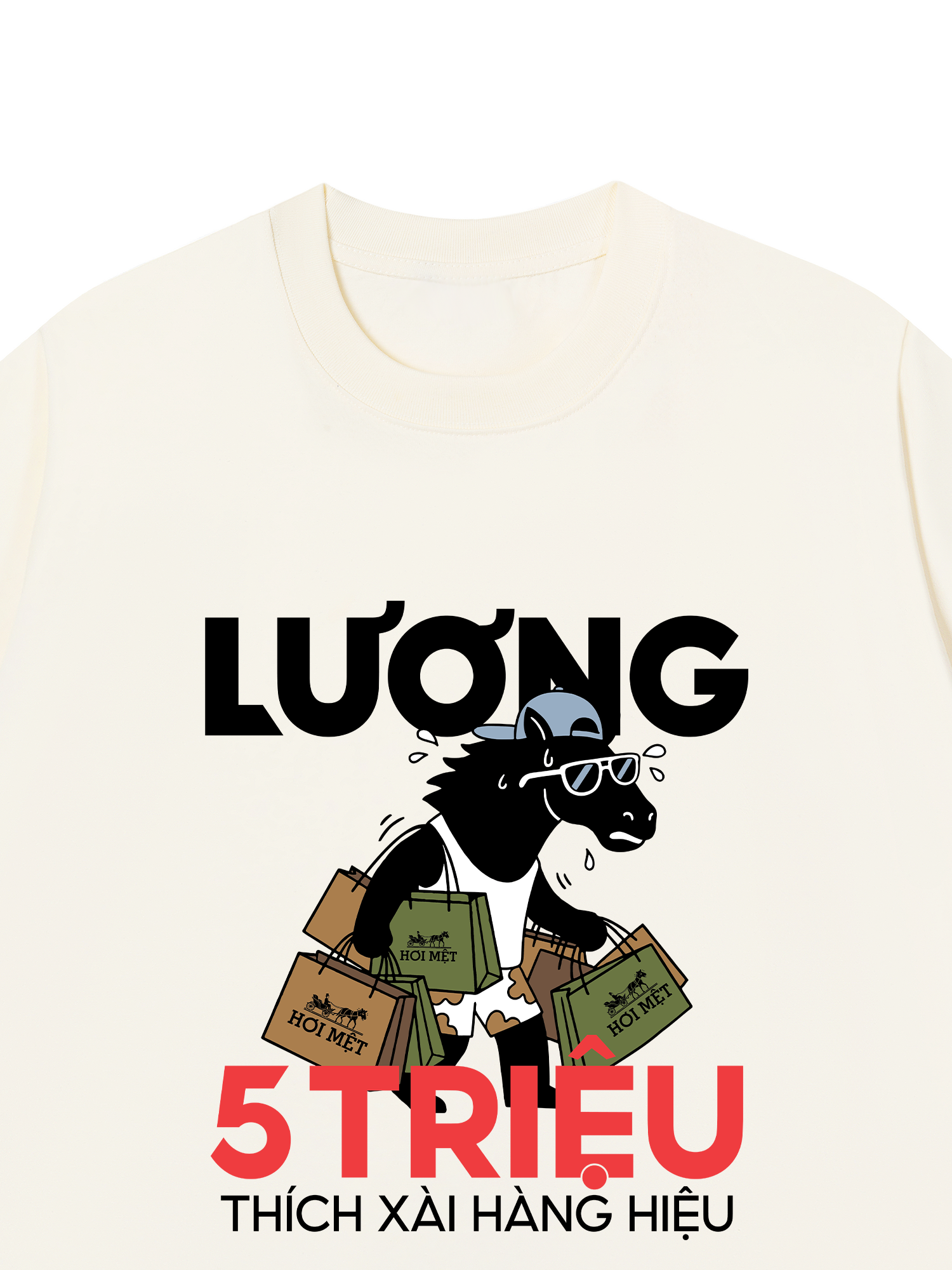 Áo Thun Relaxed Fit Thích Xài Hàng Hiệu