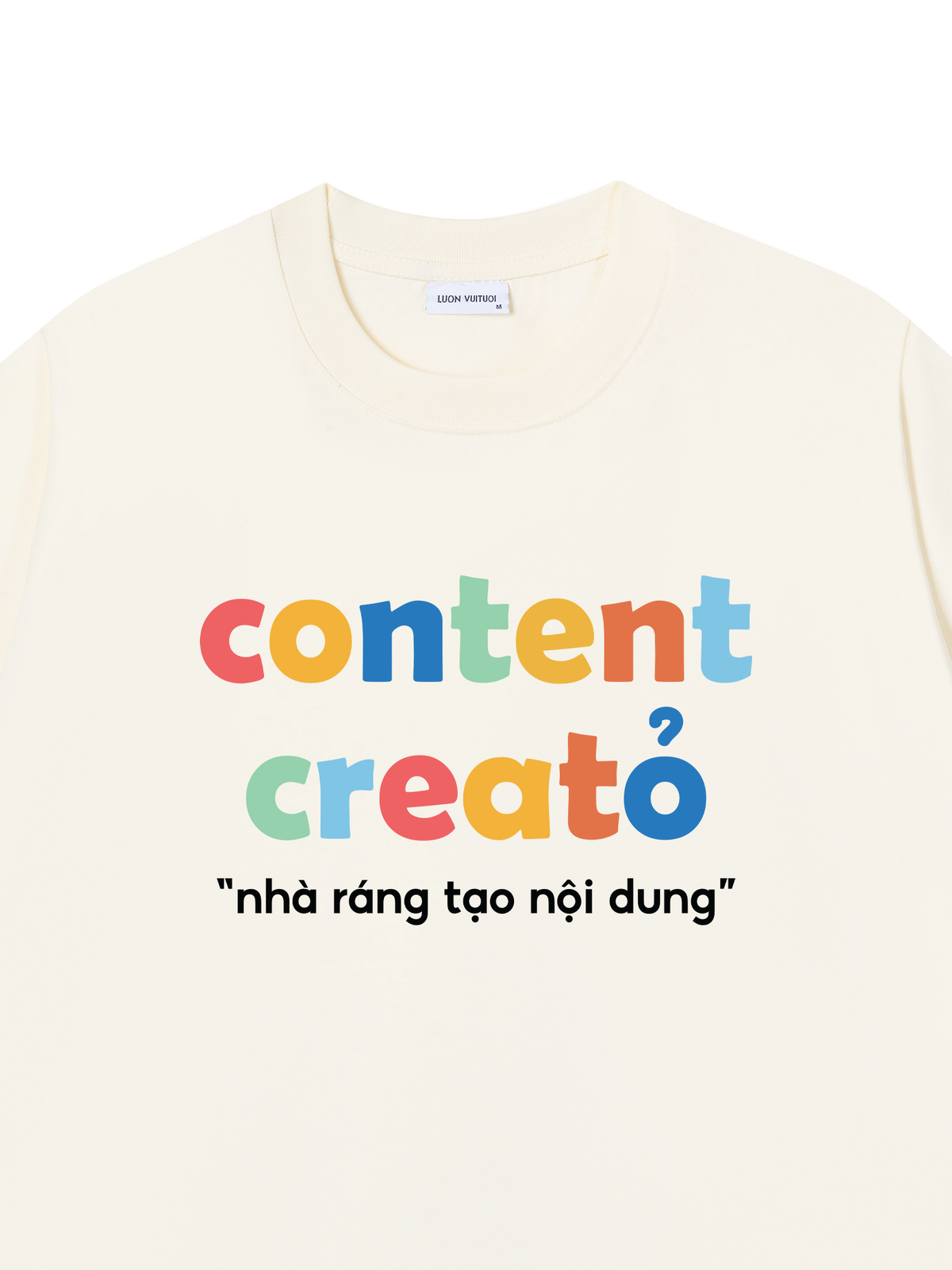 Áo Thun Relaxed Fit Content Creator