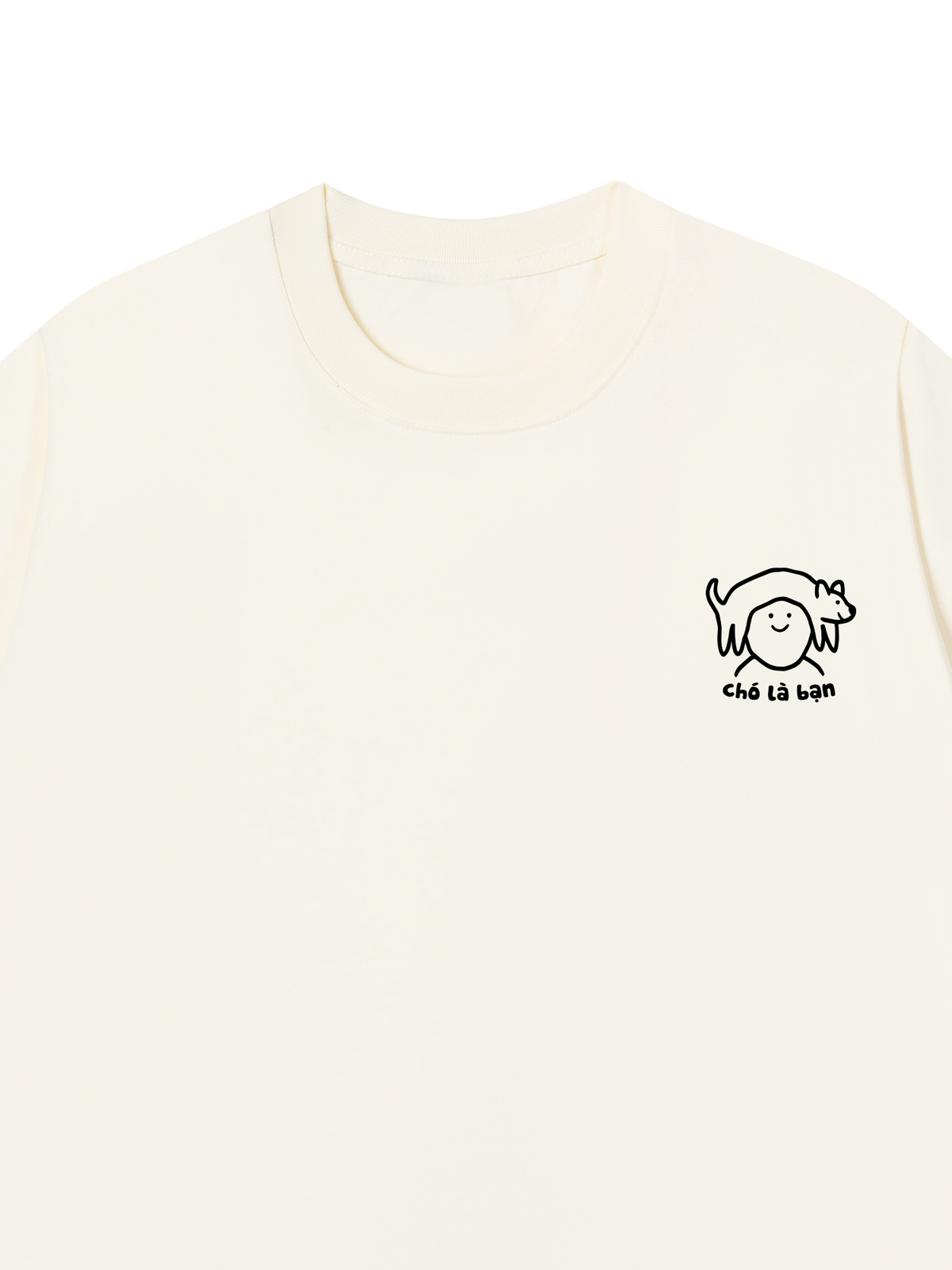 Áo Thun Relaxed Fit Chó Là Bạn