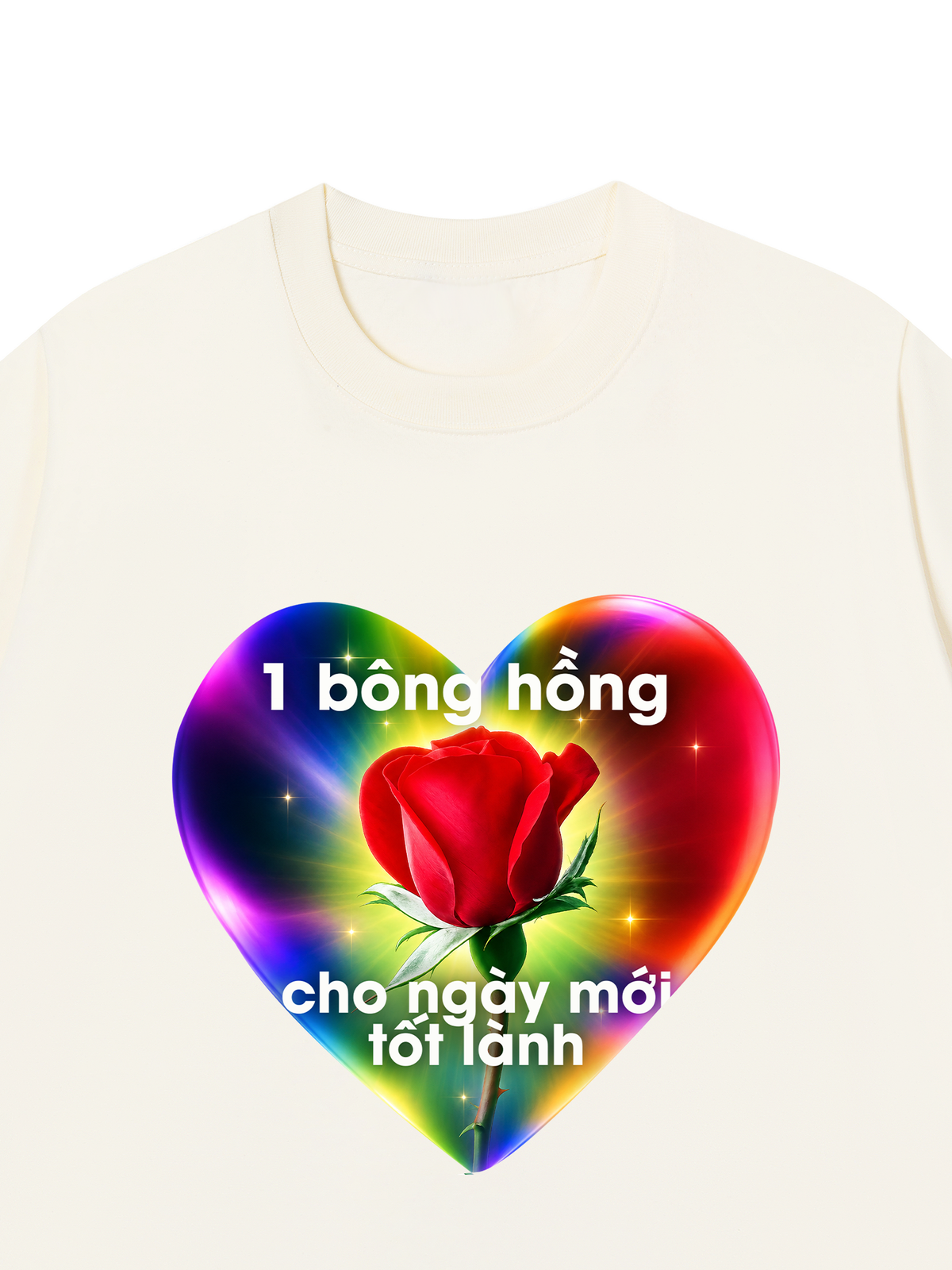 Áo Thun Relaxed Fit Ngày Mới Tốt Lành