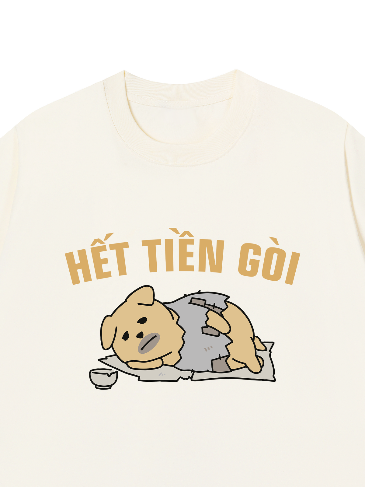 Áo Thun Relaxed Fit Hết Tiền Gòi