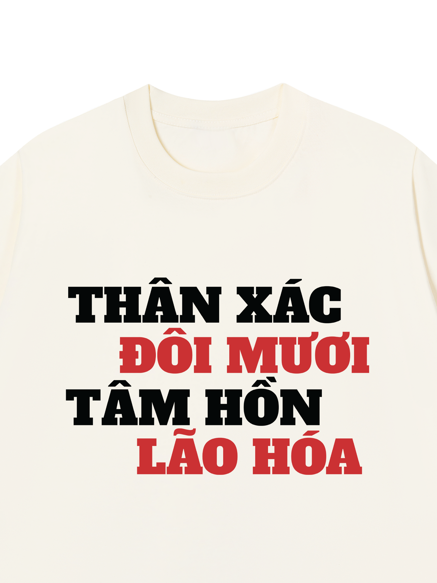Áo Thun Relaxed Fit Thân Xác Đôi Mươi