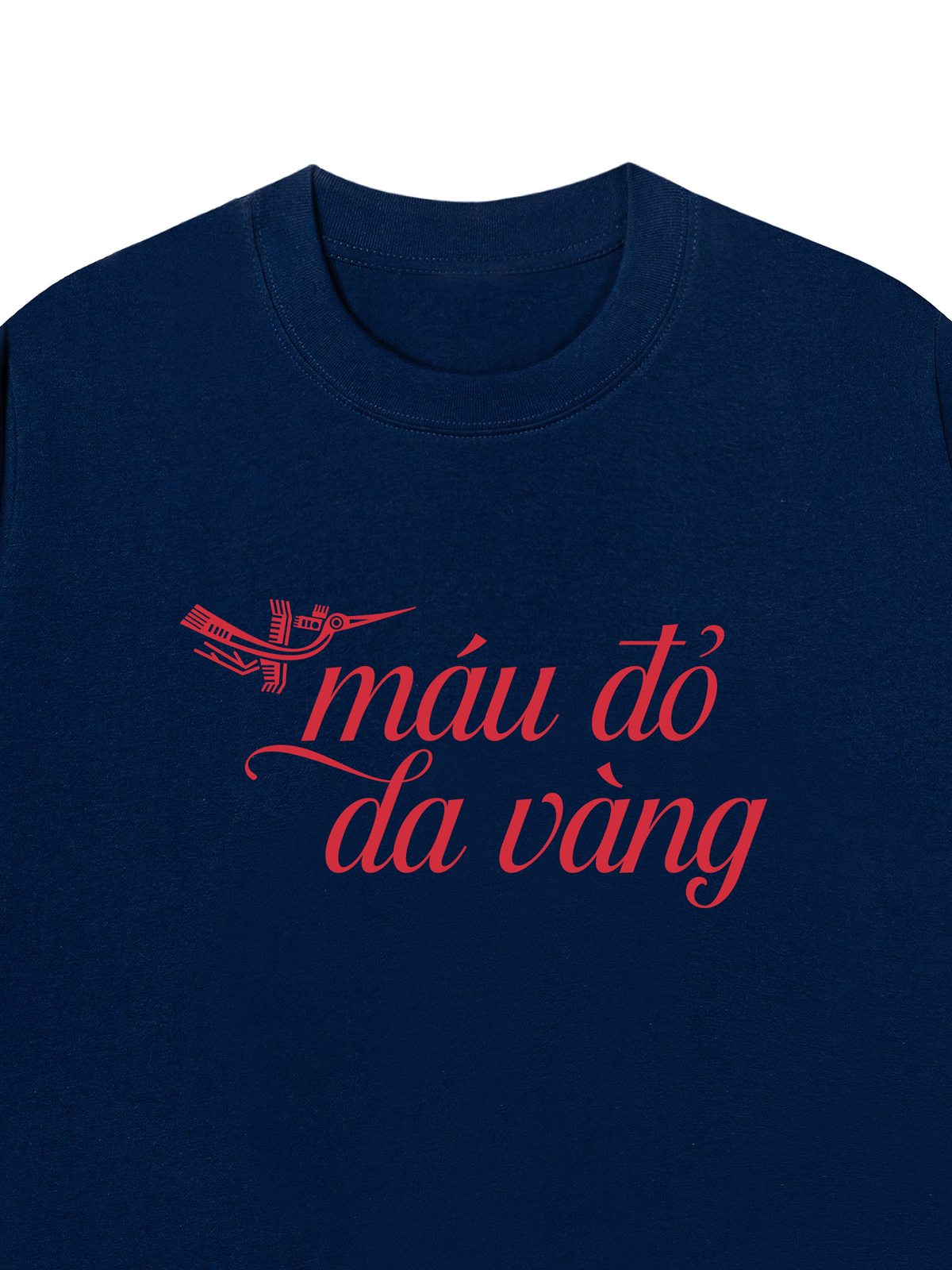 Áo Thun Relaxed Fit Máu Đỏ Da Vàng