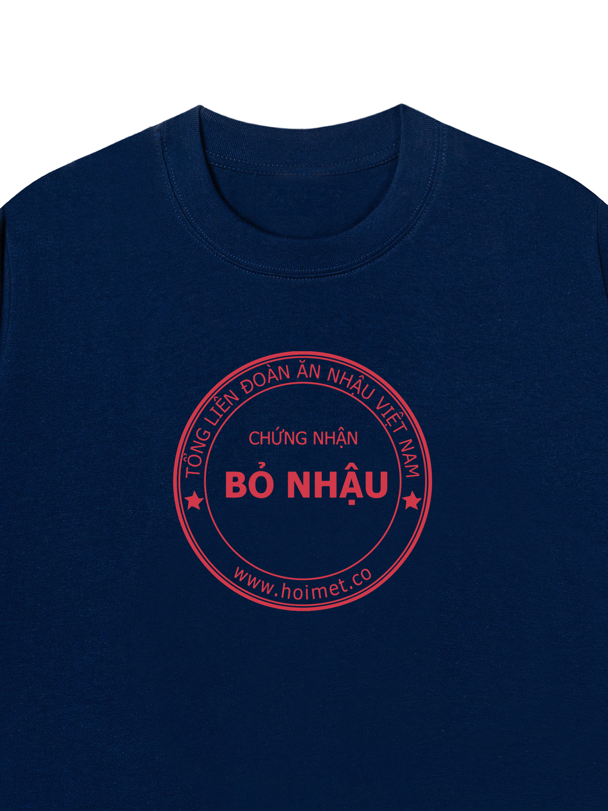 Áo Thun Relaxed Fit Chứng Nhận Bỏ Nhậu