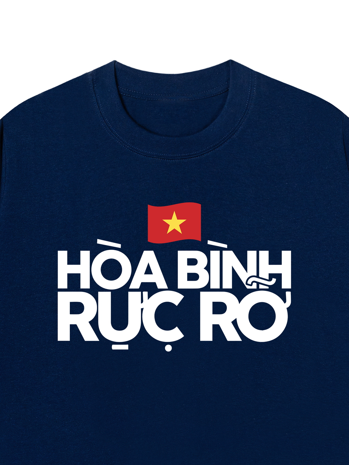 Áo Thun Relaxed Fit Hòa Bình Rực Rỡ