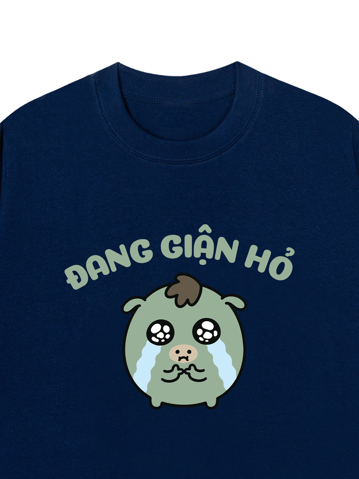 Áo Thun Relaxed Fit Đang Giận Hỏ