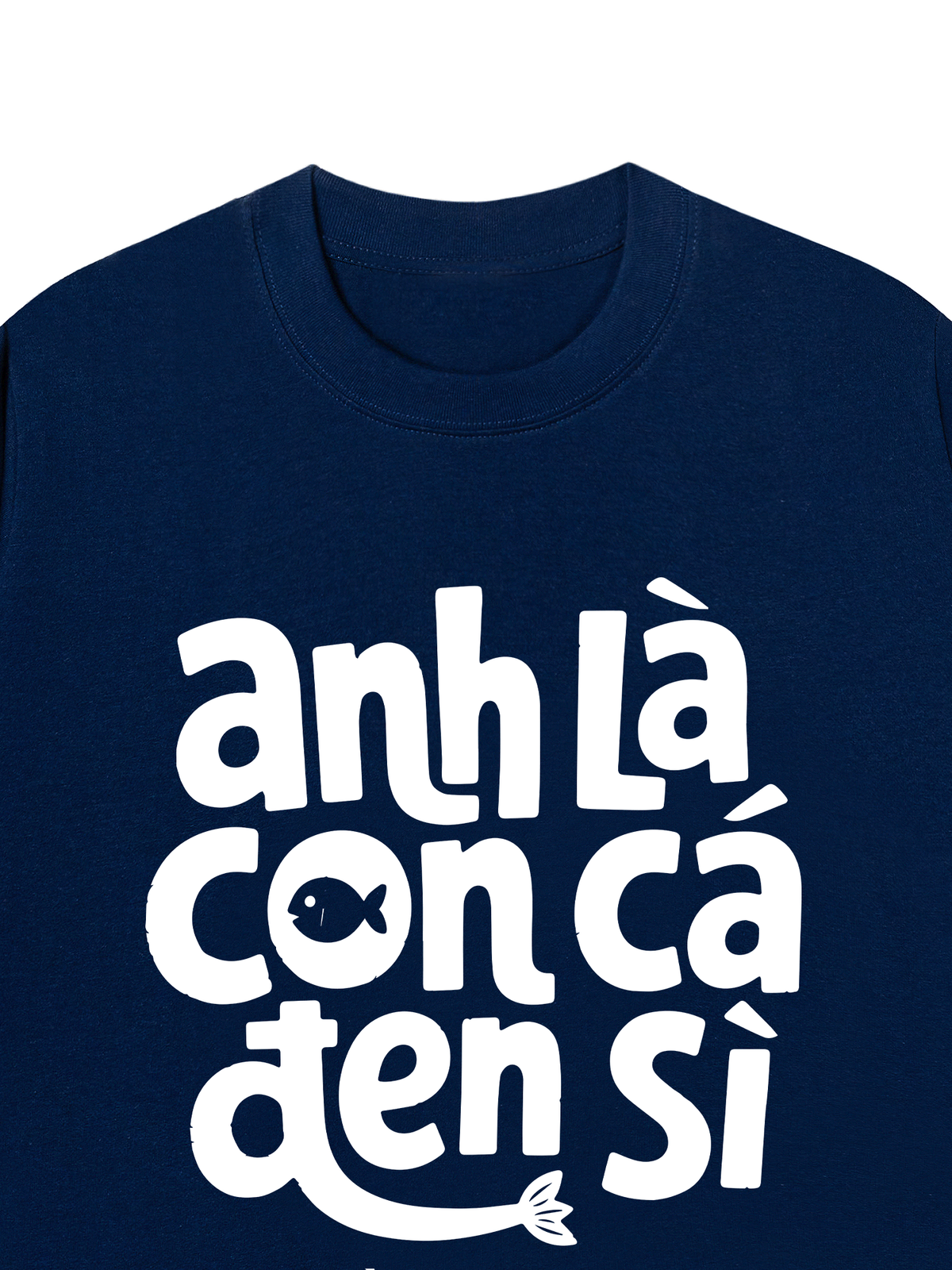 Áo Thun Relaxed Fit Cá Đen Xì