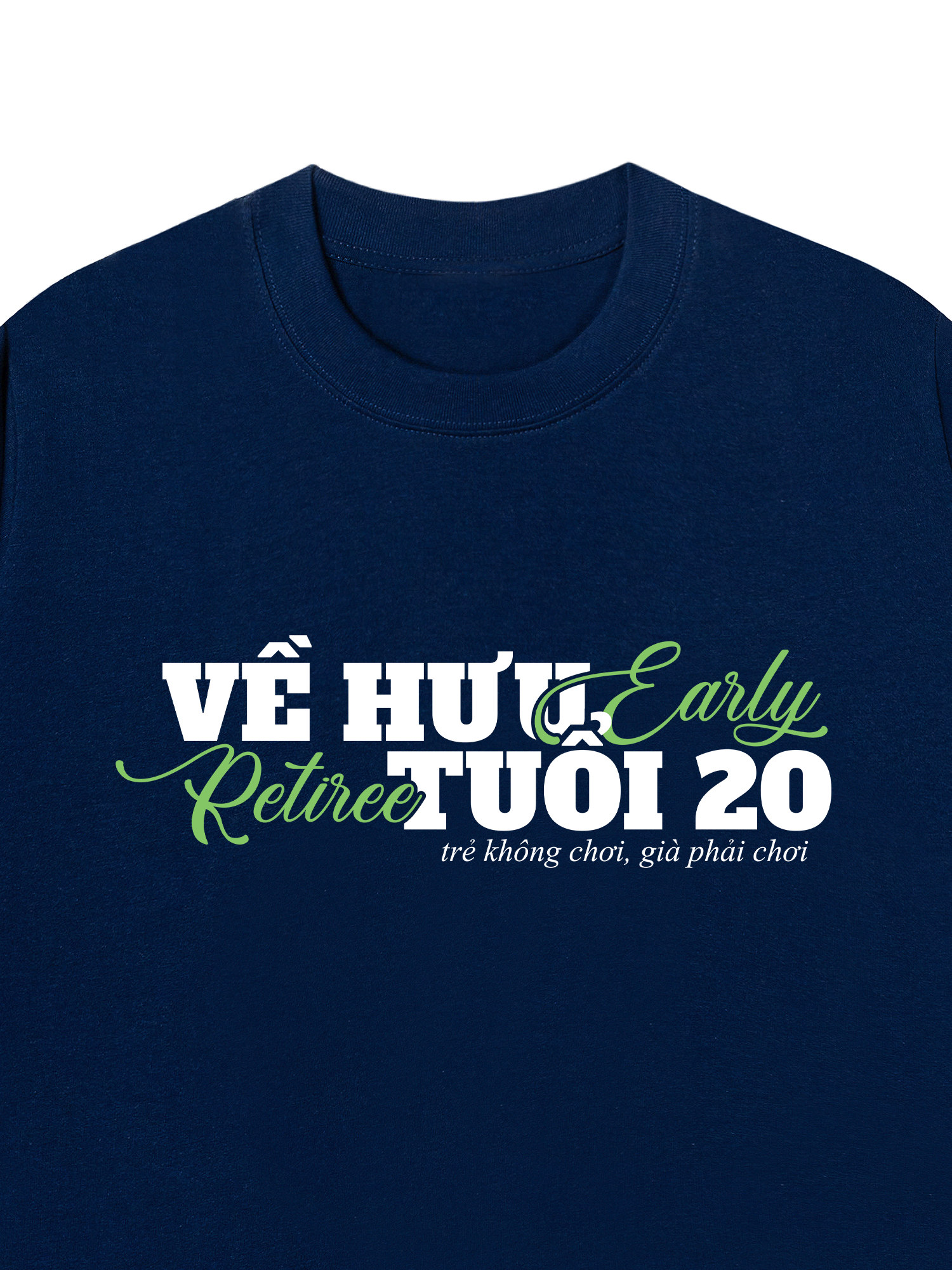 Áo Thun Relaxed Fit Về Hưu Tuổi 20