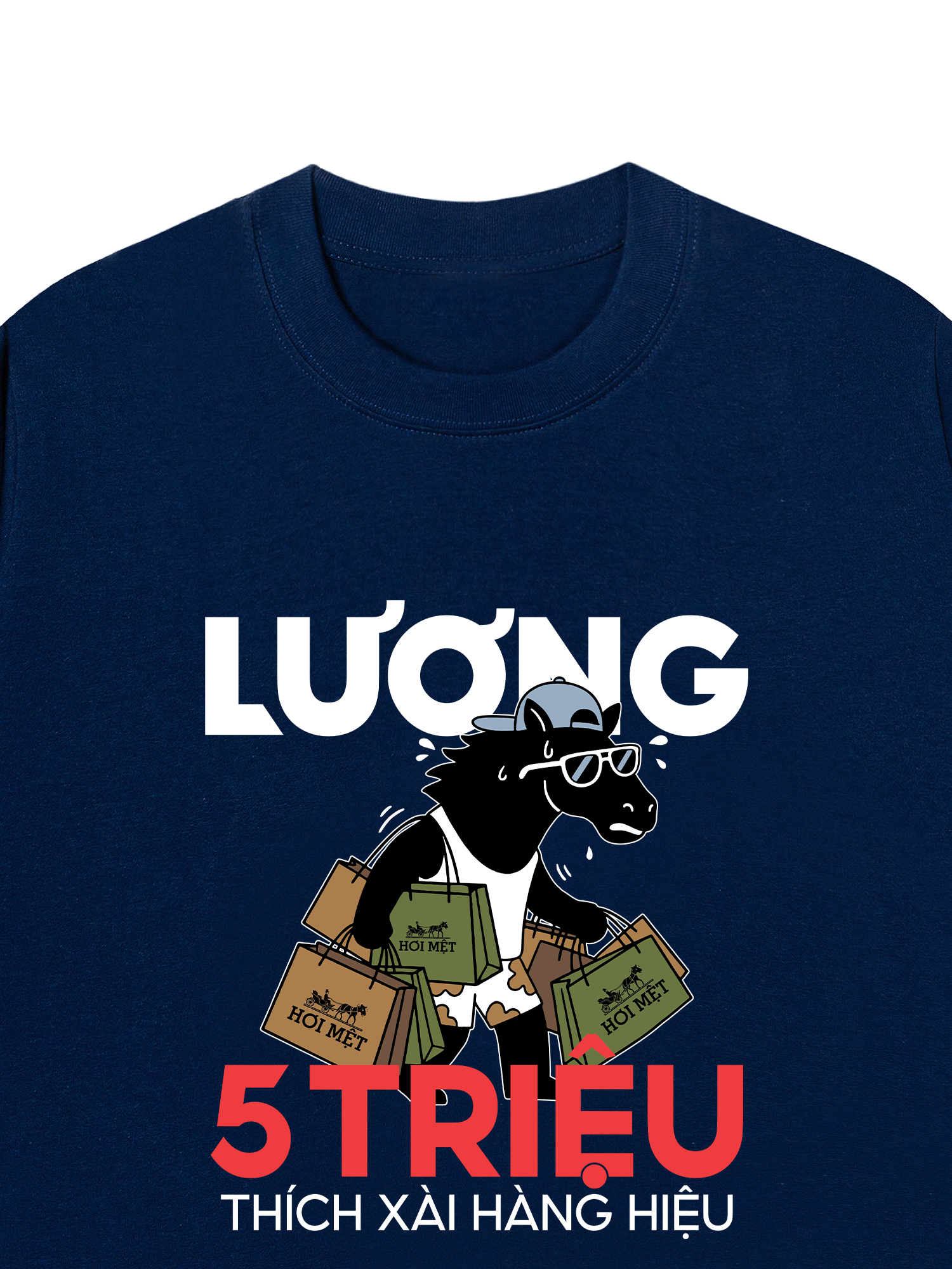 Áo Thun Relaxed Fit Thích Xài Hàng Hiệu