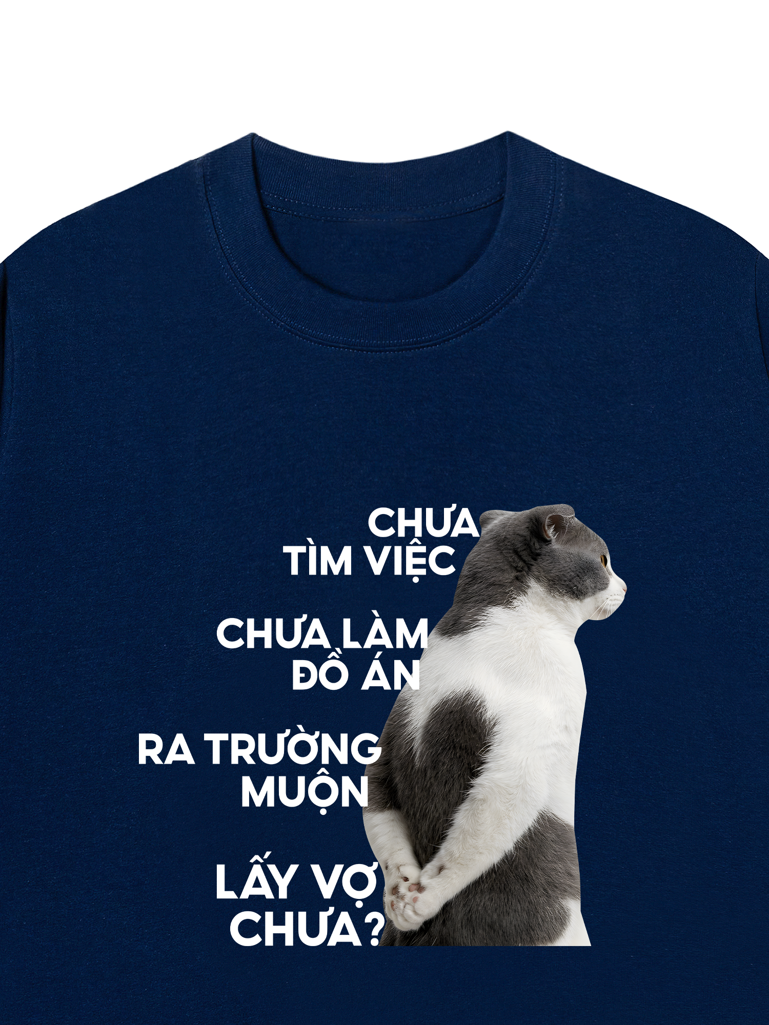 Áo Thun Relaxed Fit Cột Sống Sinh Viên