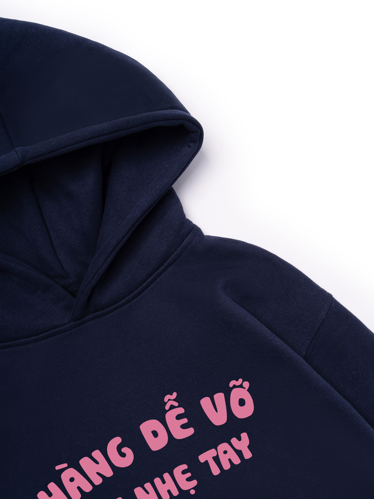 Áo Hoodie Nỉ Hai Da Cẩn Thận Vỡ