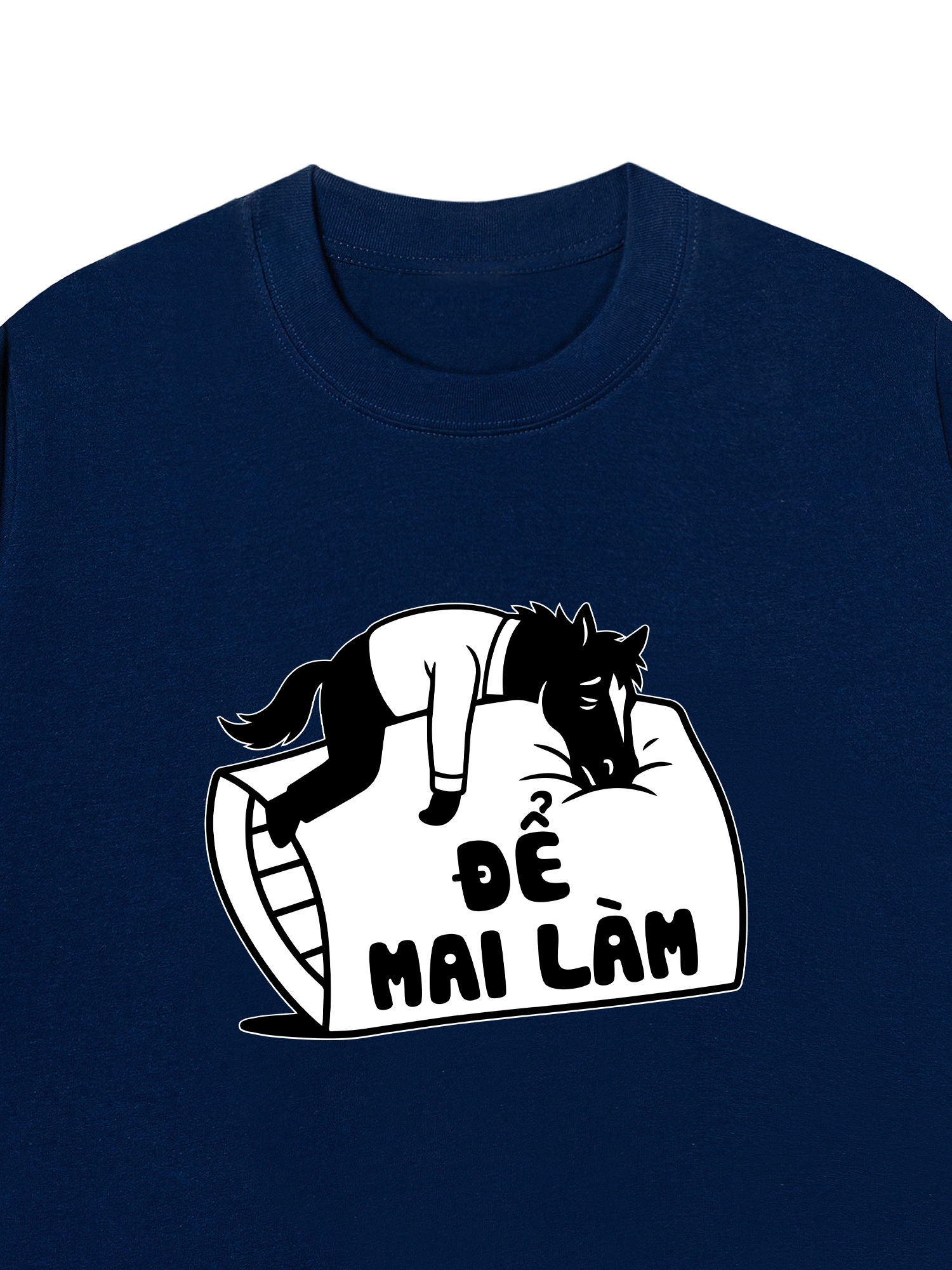 Áo Thun Relaxed Fit Để Mai Làm Đi