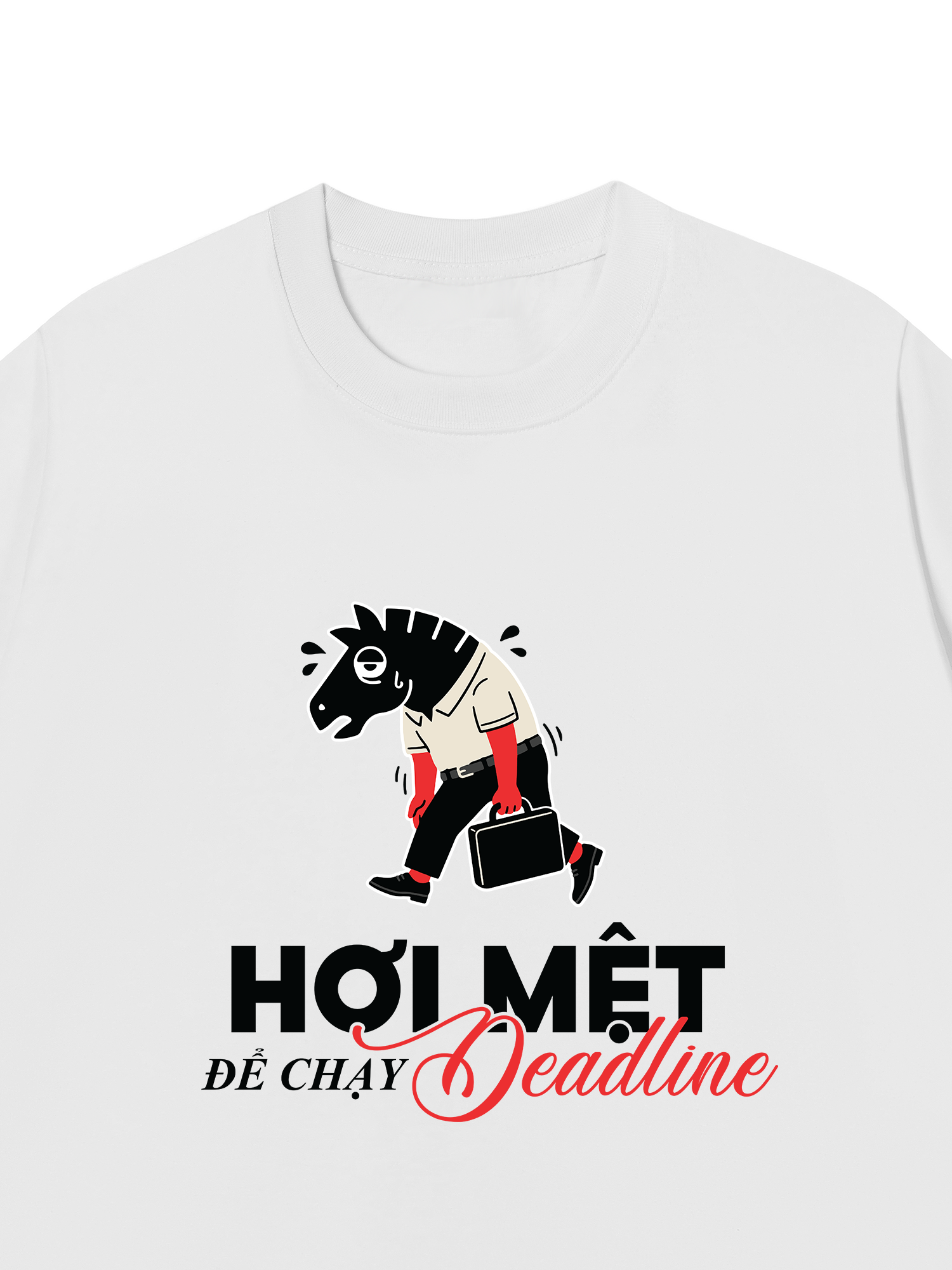 Áo Thun Relaxed Fit Chạy Deadline