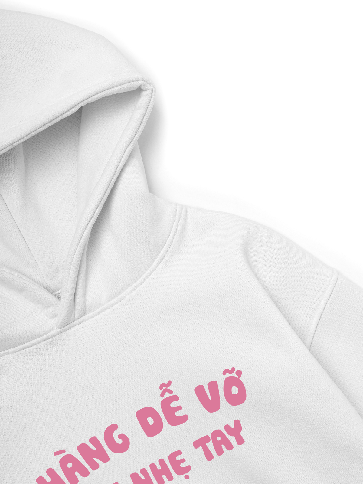 Áo Hoodie Nỉ Hai Da Cẩn Thận Vỡ