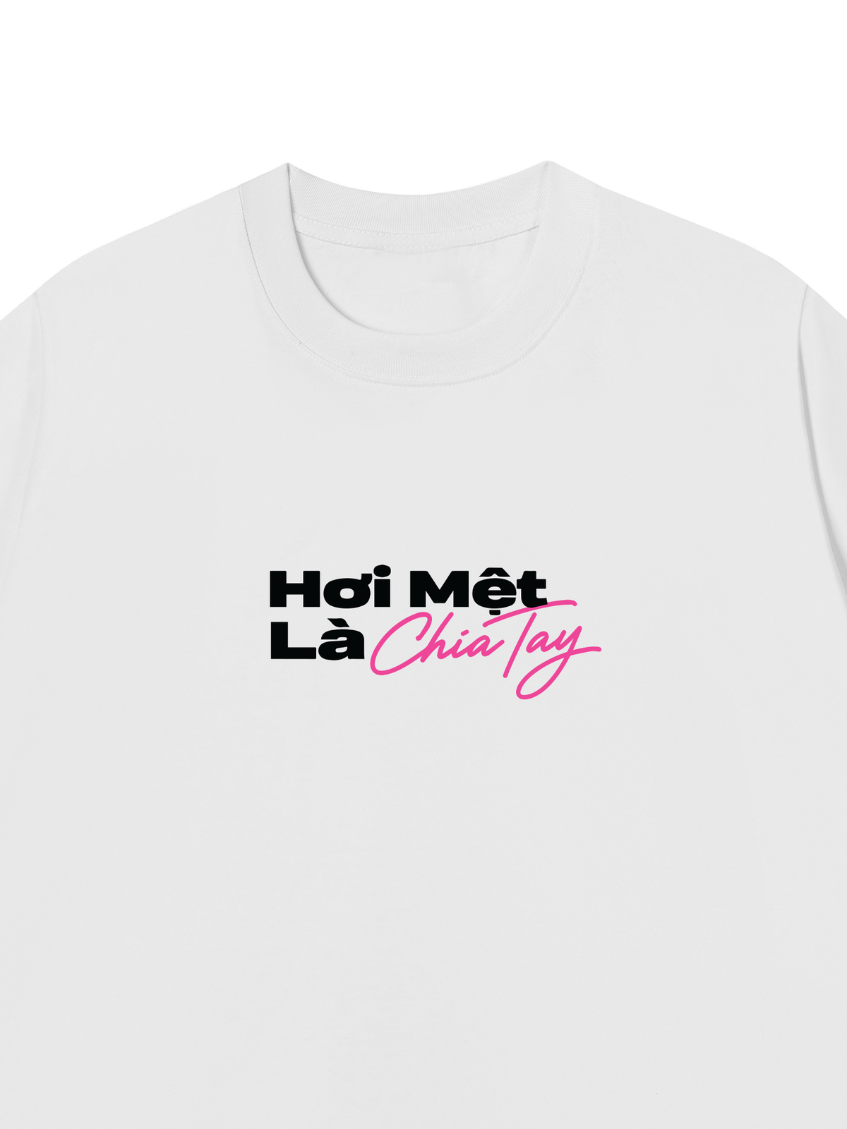 Áo Thun Relaxed Fit Hơi Mệt Là Chia Tay