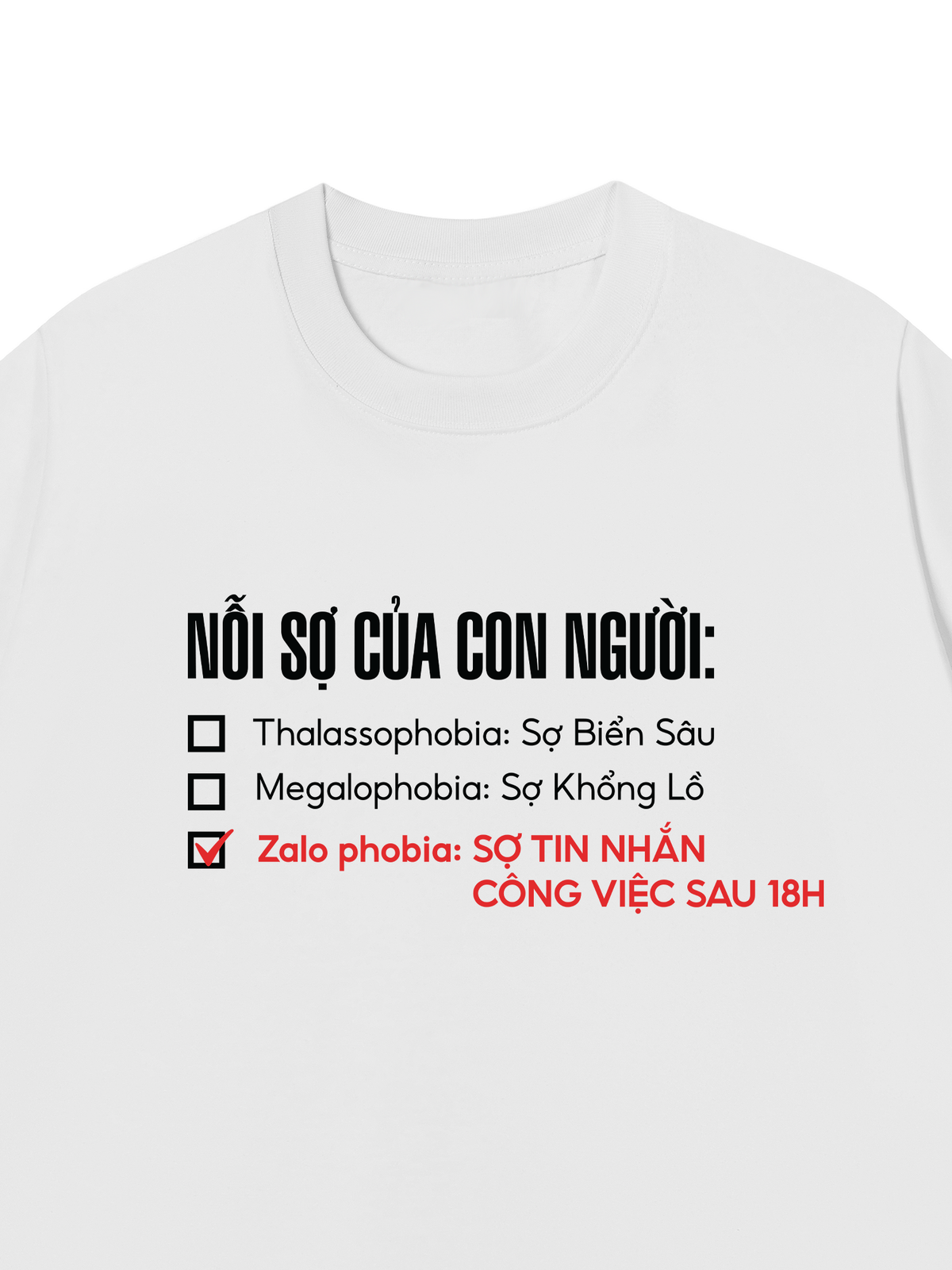 Áo Thun Relaxed Fit Zalophobia