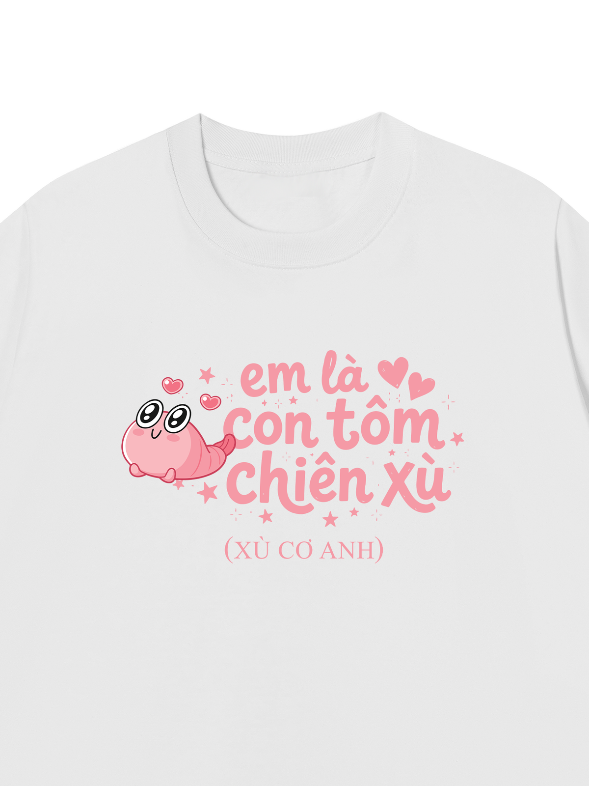 Áo Thun Relaxed Fit Tôm Chiên Xù