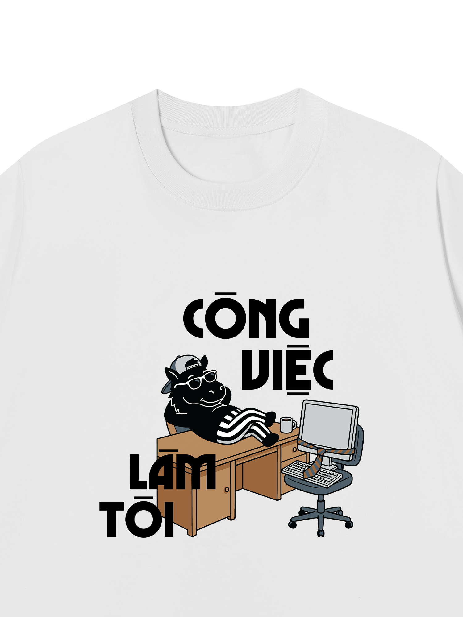 Áo Thun Relaxed Fit Công Việc Làm Tôi