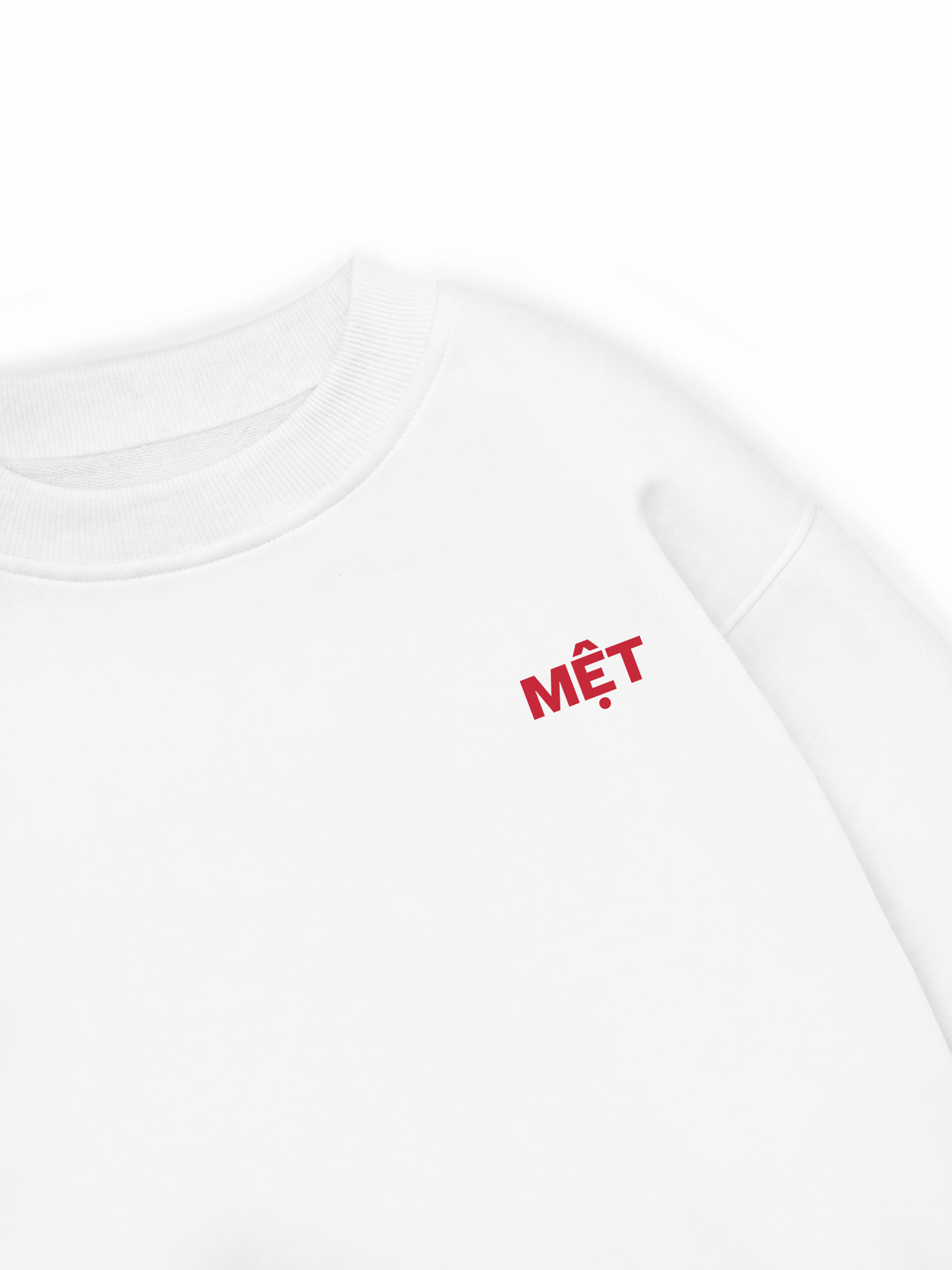 Áo Sweater Nỉ Hai Da Mệt