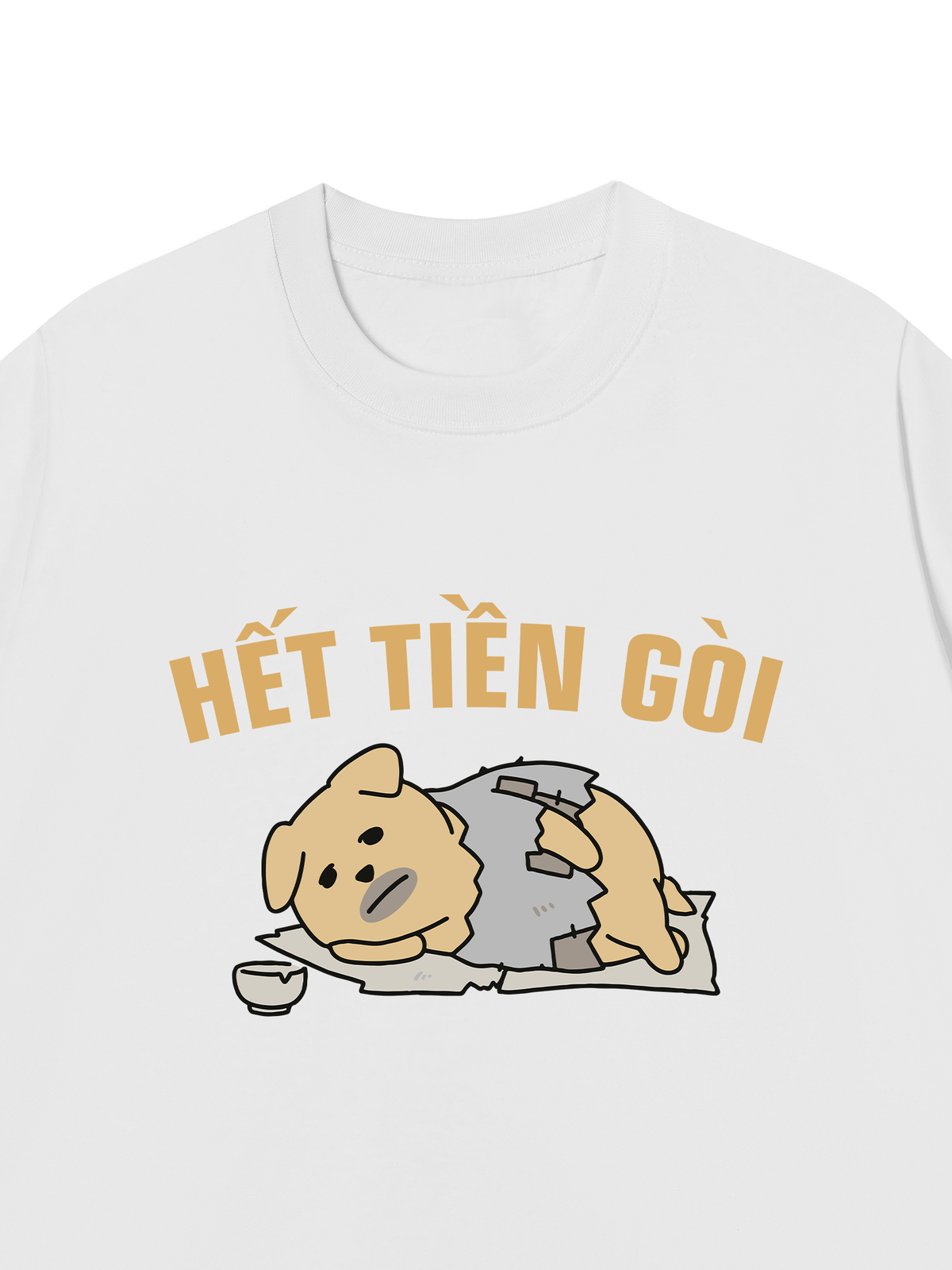Áo Thun Relaxed Fit Hết Tiền Gòi