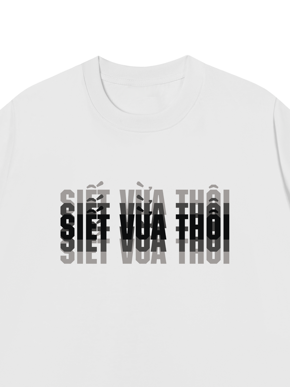 Áo Thun Relaxed Fit Siết Vừa Thôi