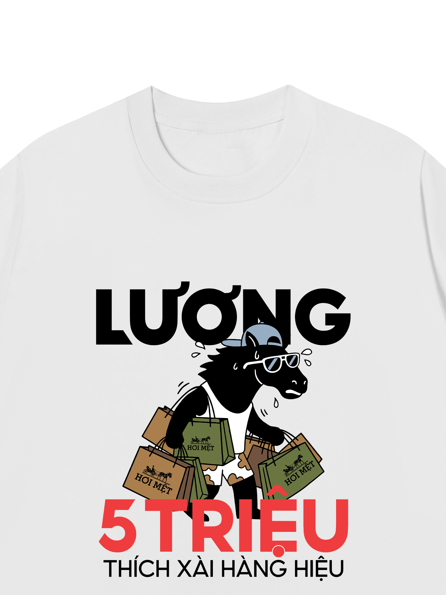 Áo Thun Relaxed Fit Thích Xài Hàng Hiệu