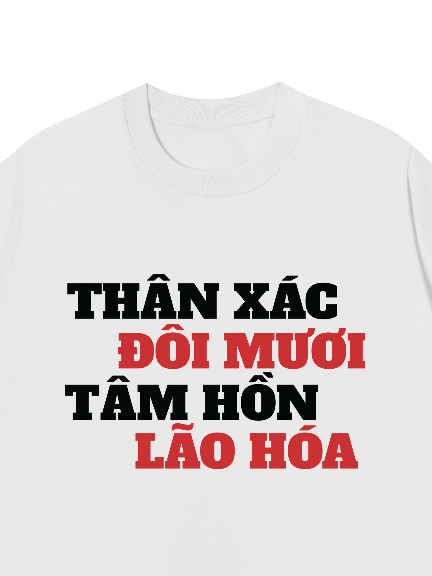 Áo Thun Relaxed Fit Thân Xác Đôi Mươi