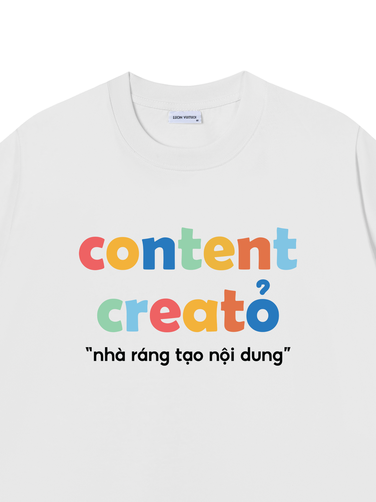 Áo Thun Relaxed Fit Content Creator