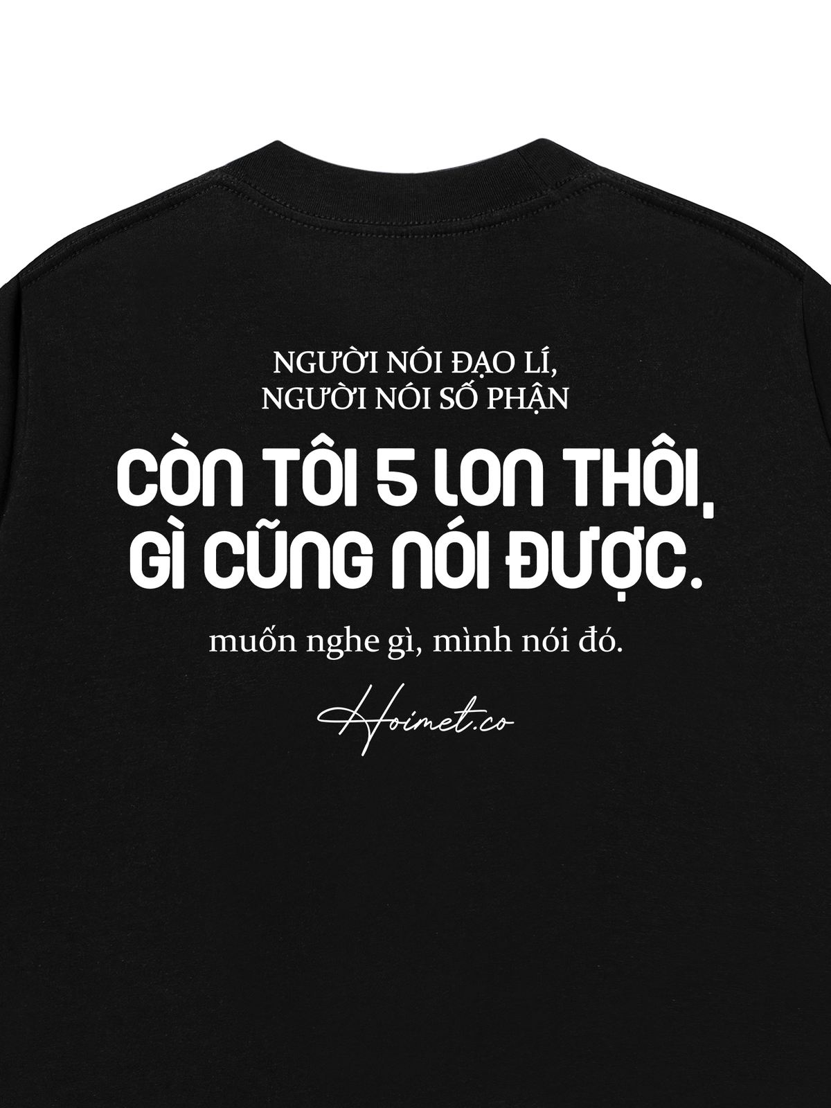 Áo Thun Relaxed Fit 5 Lon Thôi
