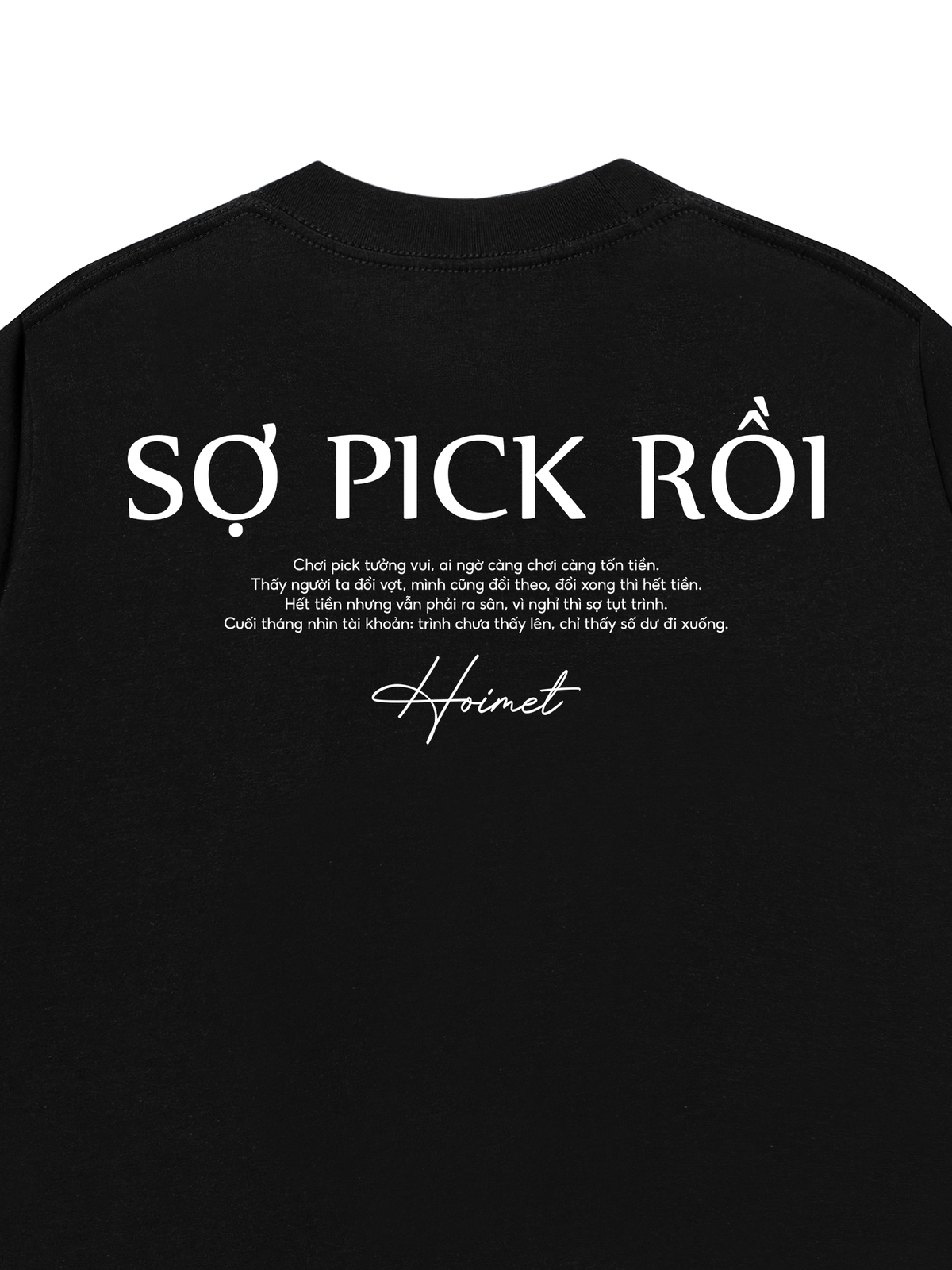 Áo Thun Relaxed Fit Sợ Pick Rồi