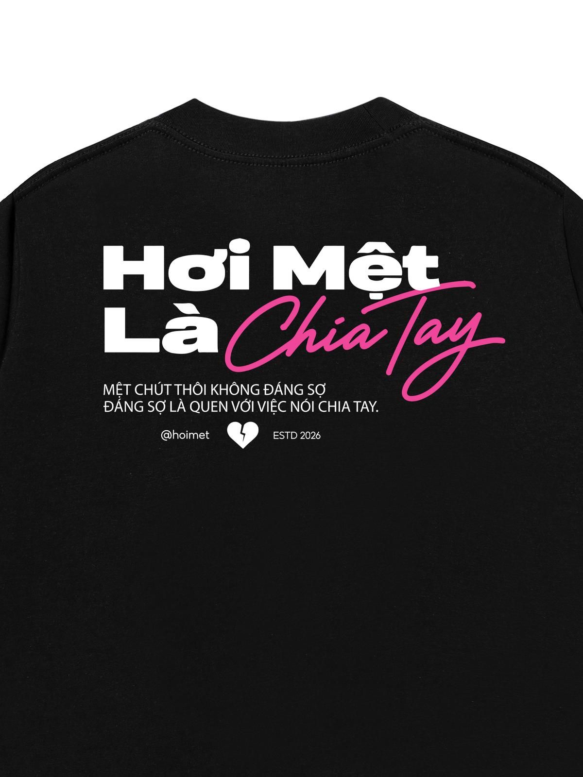 Áo Thun Relaxed Fit Hơi Mệt Là Chia Tay