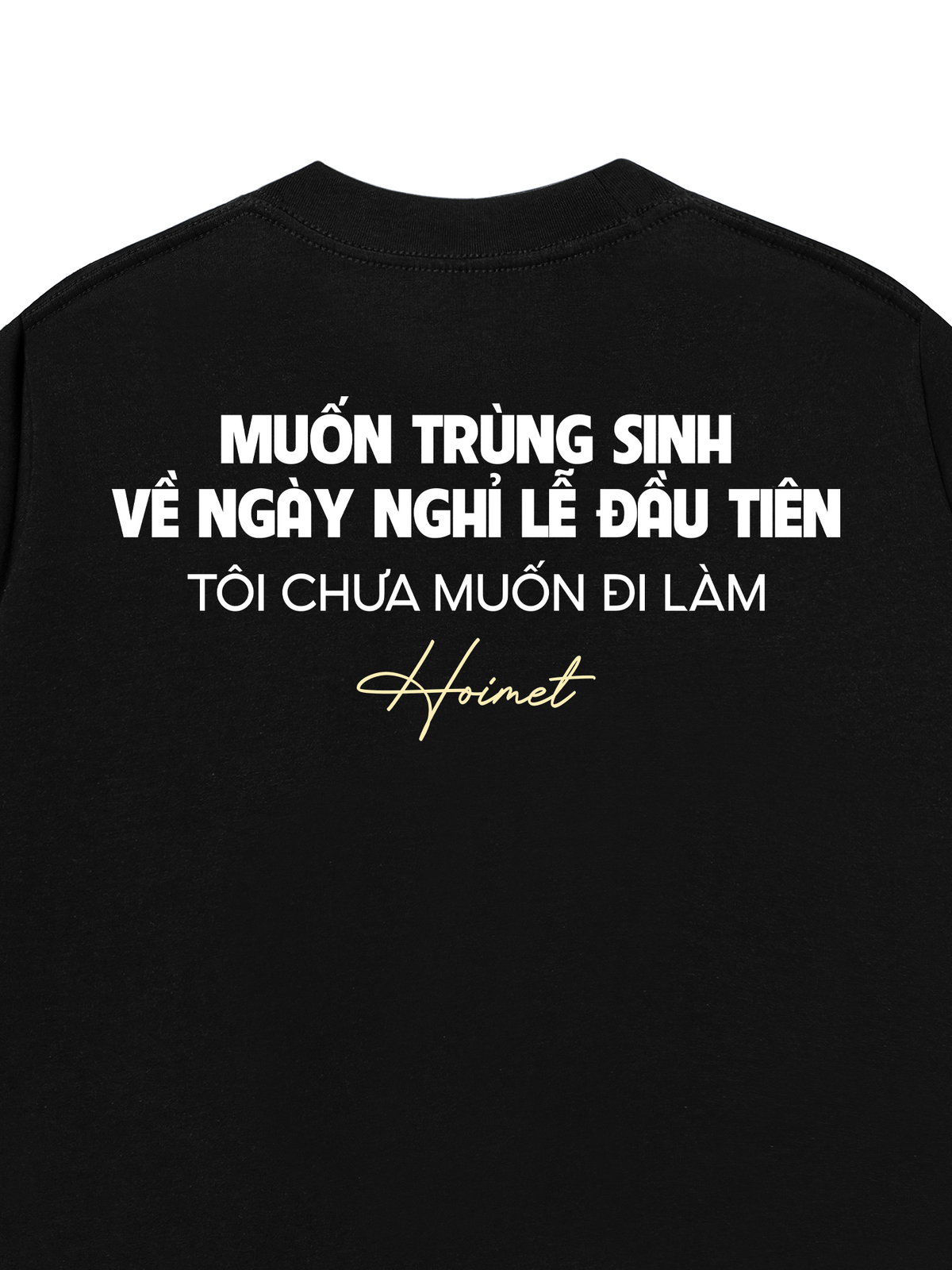 Áo Thun Relaxed Fit Không Muốn Làm