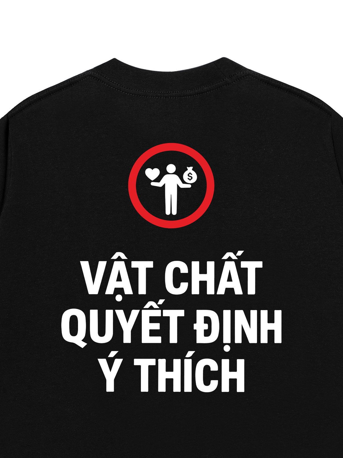 Áo Thun Relaxed Fit Vật Chất Quyết Định Ý Thích