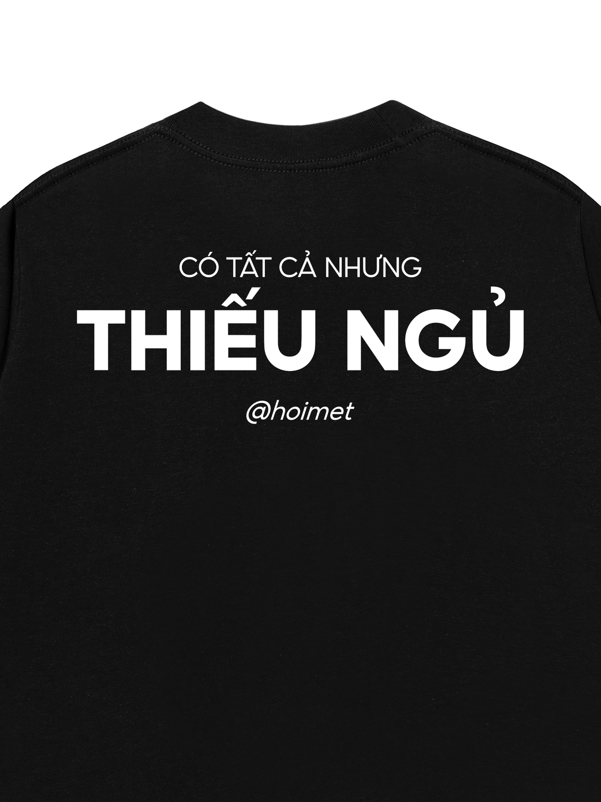 Áo Thun Relaxed Fit Thiếu Ngủ