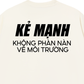 Áo Thun Relaxed Fit Kẻ Mạnh
