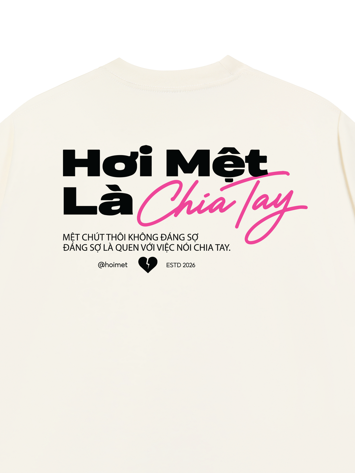 Áo Thun Relaxed Fit Hơi Mệt Là Chia Tay
