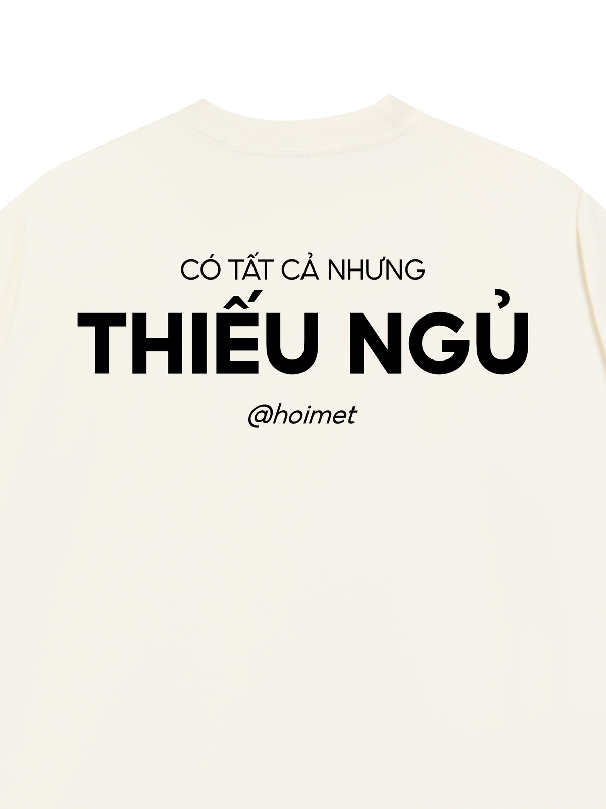Áo Thun Relaxed Fit Thiếu Ngủ