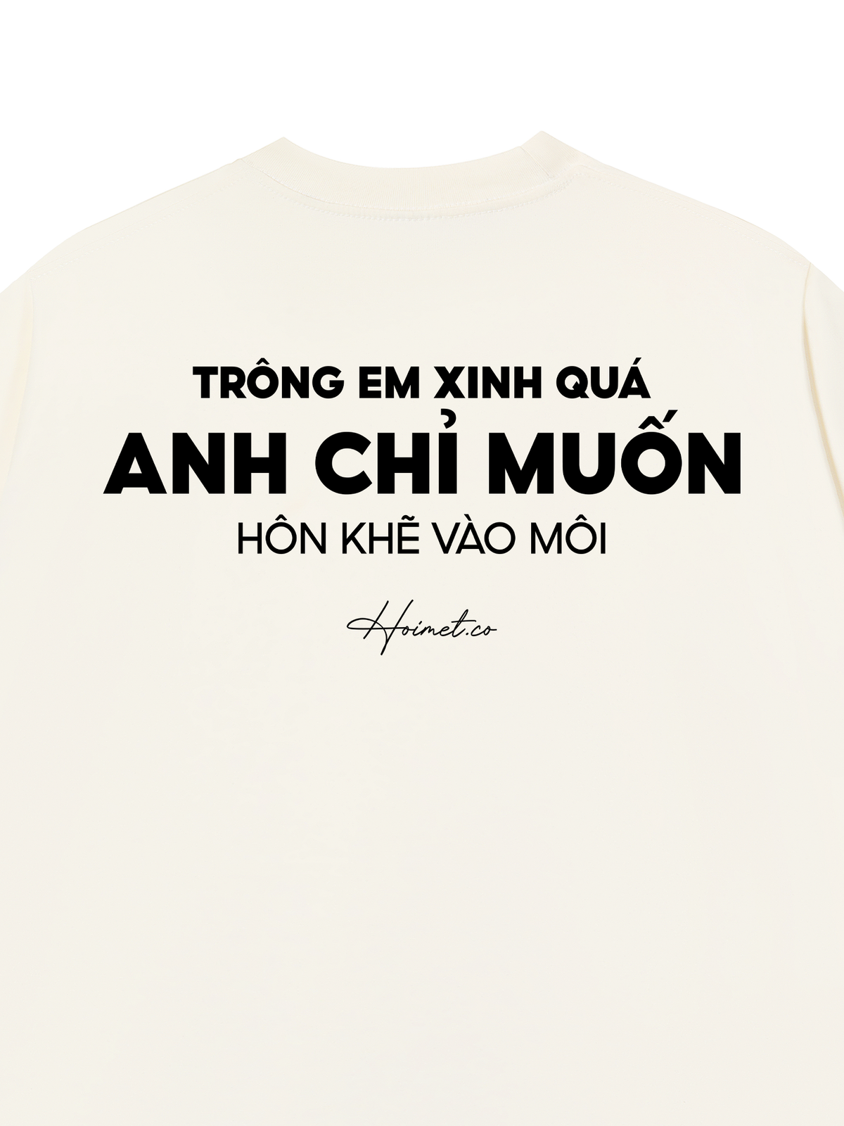 Áo Thun Relaxed Fit Hôn Khẽ Vào Môi