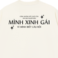 Áo Thun Relaxed Fit Mình Xinh Gái