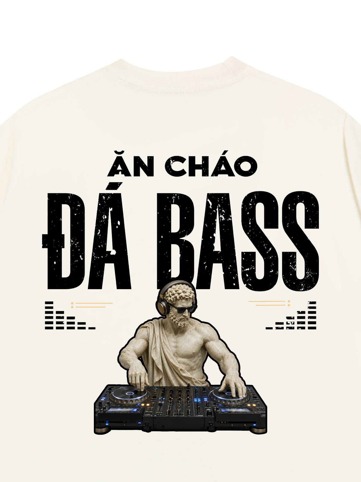 Áo Thun Relaxed Fit Ăn Cháo Đá Bass