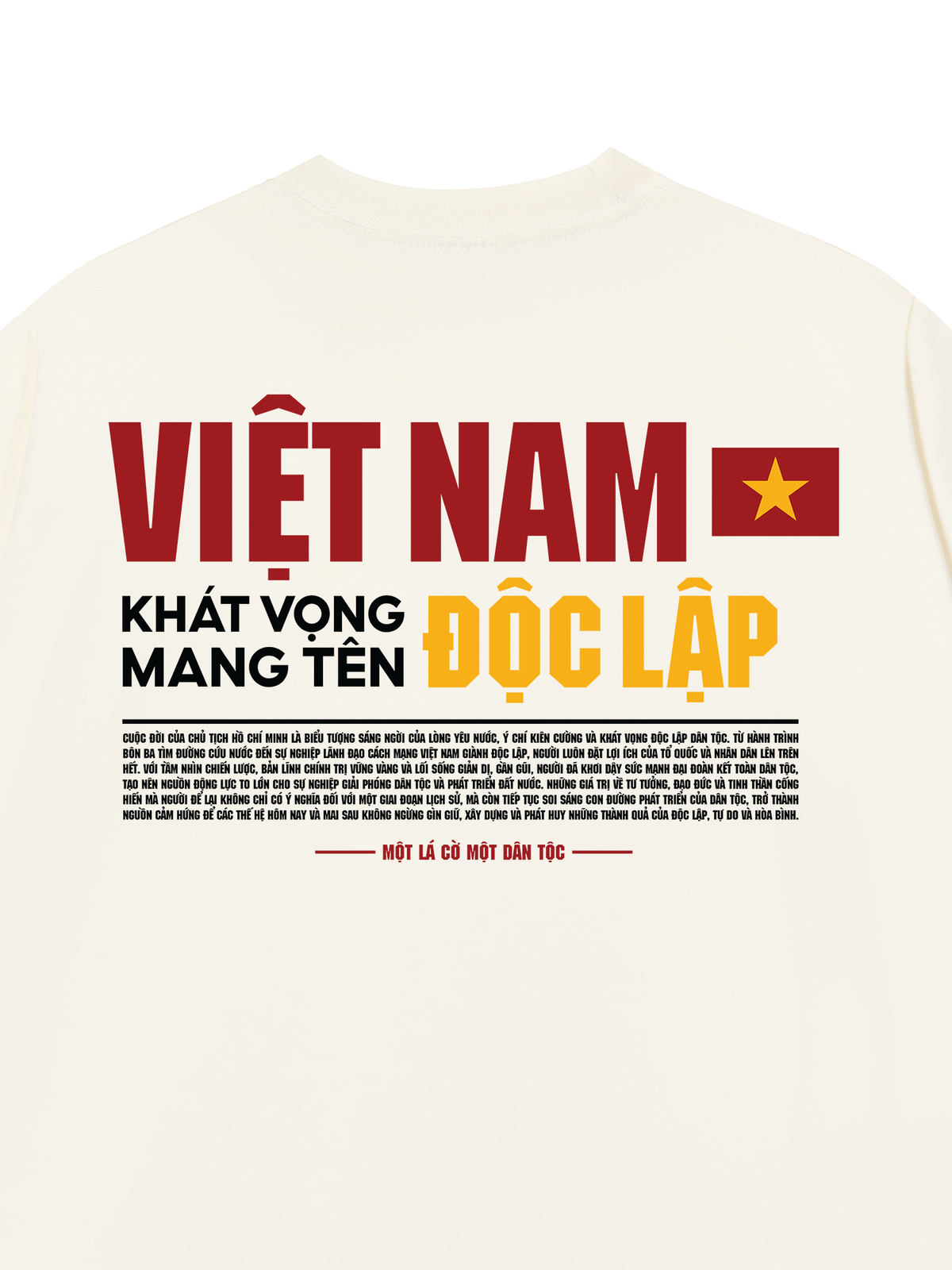Áo Thun Relaxed Fit Việt Nam Độc Lập