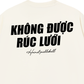 Áo Thun Relaxed Fit Không Được Rúc Lưới