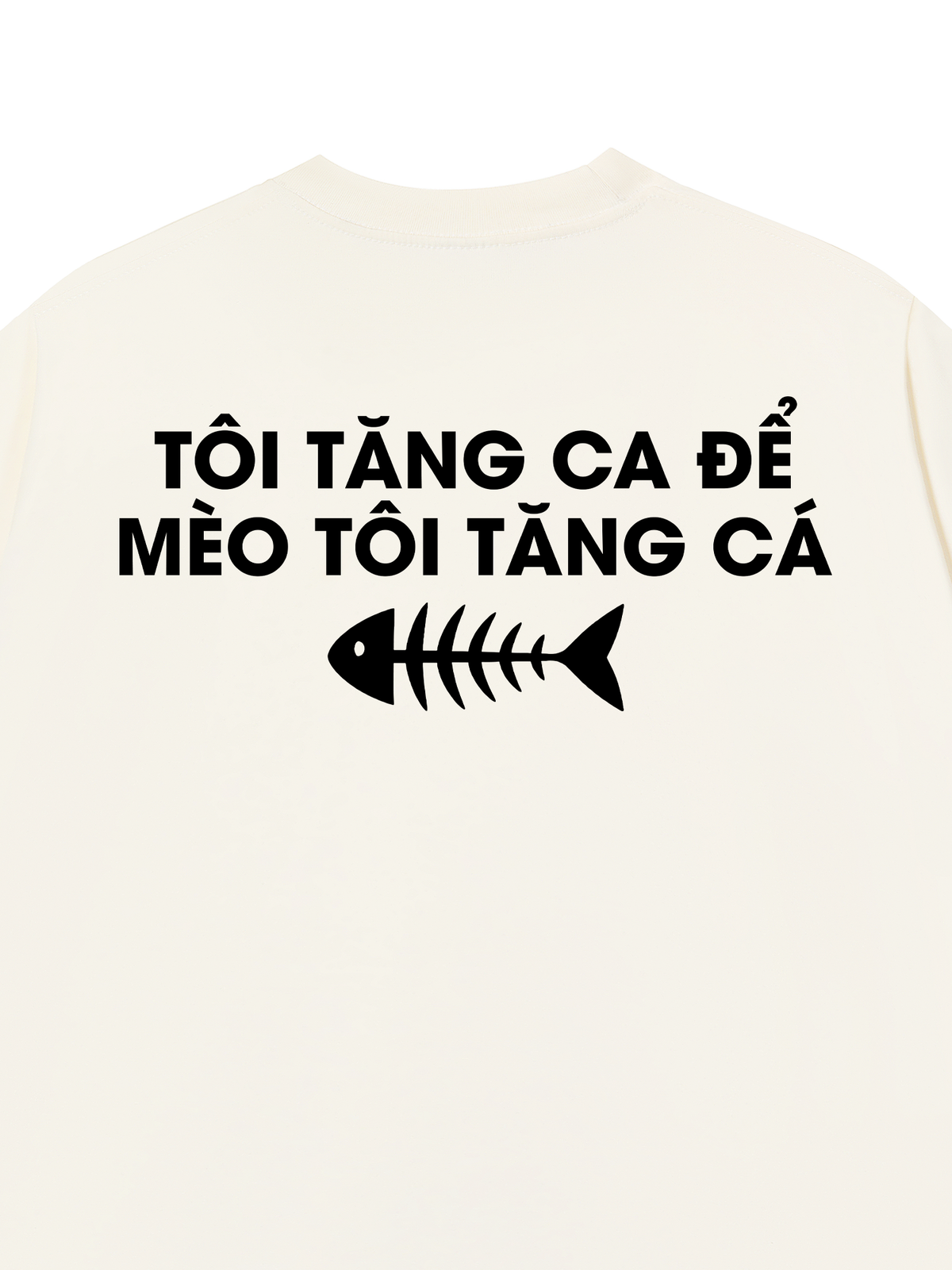 Áo Thun Relaxed Fit Tôi Tăng Ca