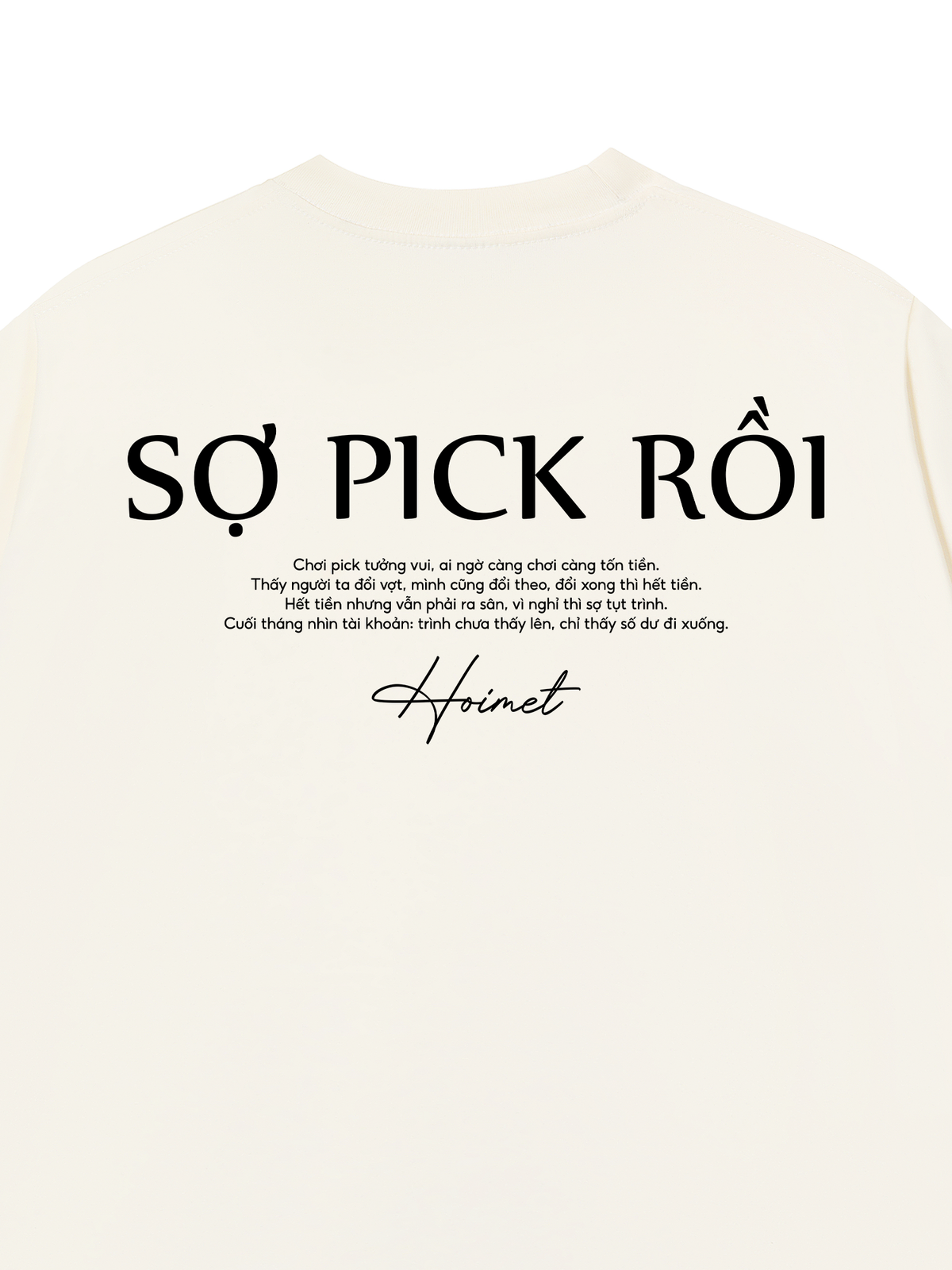 Áo Thun Relaxed Fit Sợ Pick Rồi