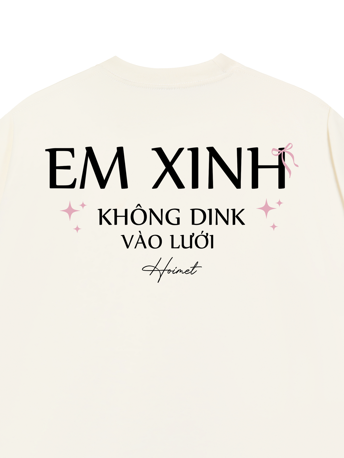 Áo Thun Relaxed Fit Không Dink Vào Lưới