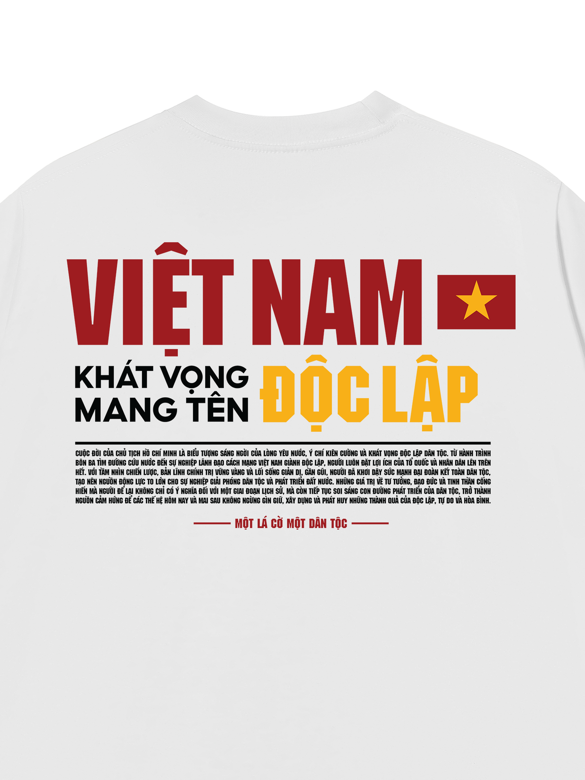 Áo Thun Relaxed Fit Việt Nam Độc Lập