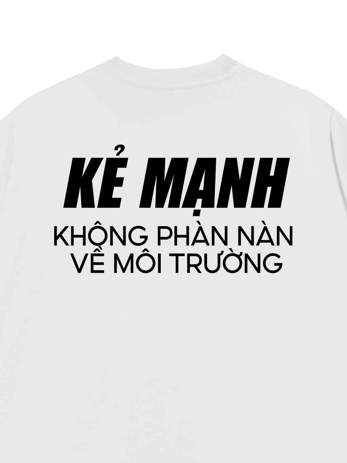 Áo Thun Relaxed Fit Kẻ Mạnh