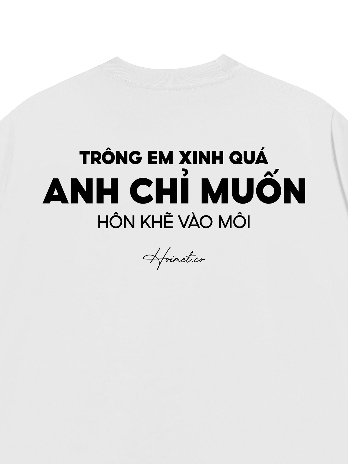 Áo Thun Relaxed Fit Hôn Khẽ Vào Môi