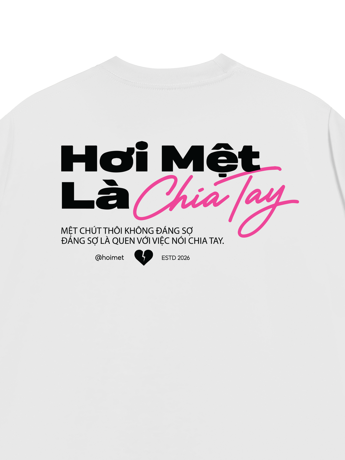 Áo Thun Relaxed Fit Hơi Mệt Là Chia Tay